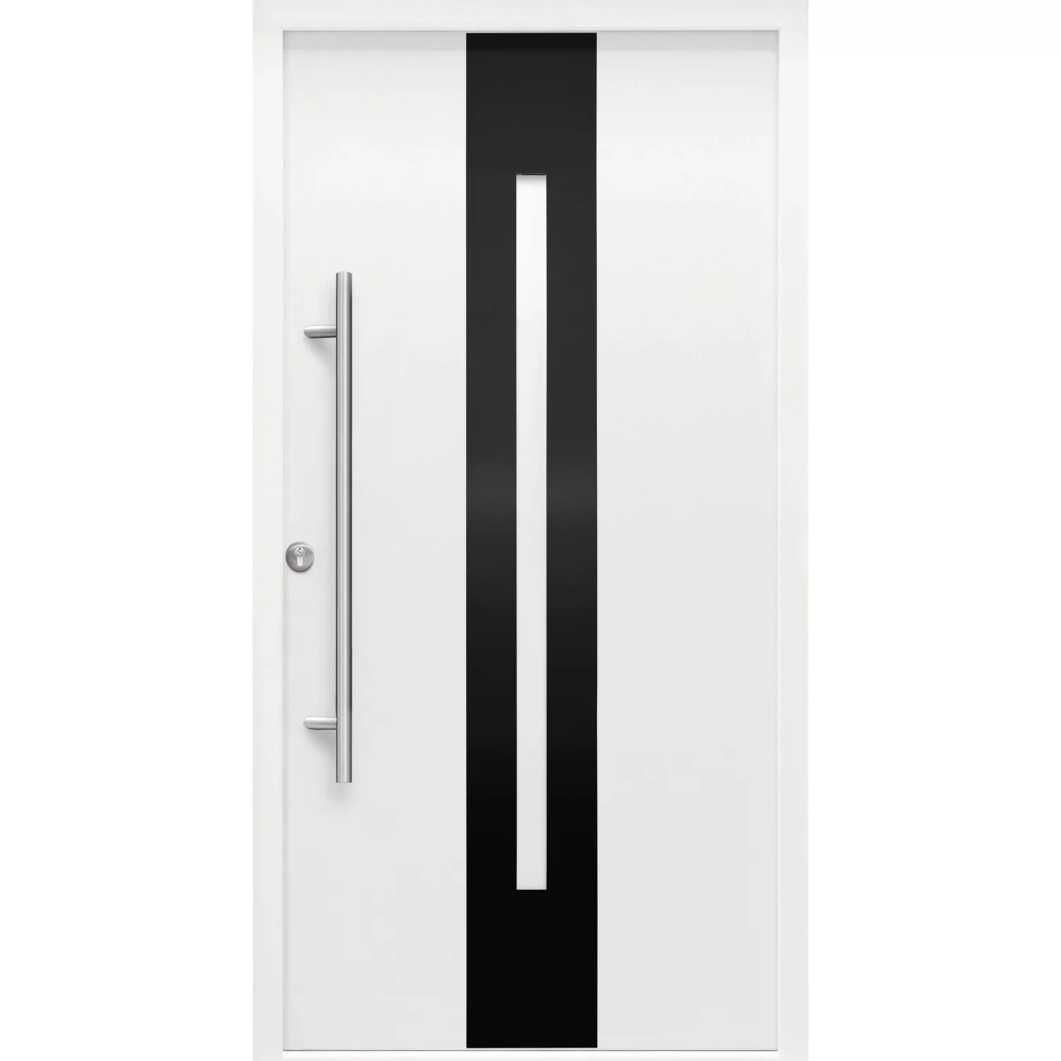 Splendoor Haustür ThermoSpace Prime Dublin Weiß 210 cm x 100 cm Anschlag L günstig online kaufen