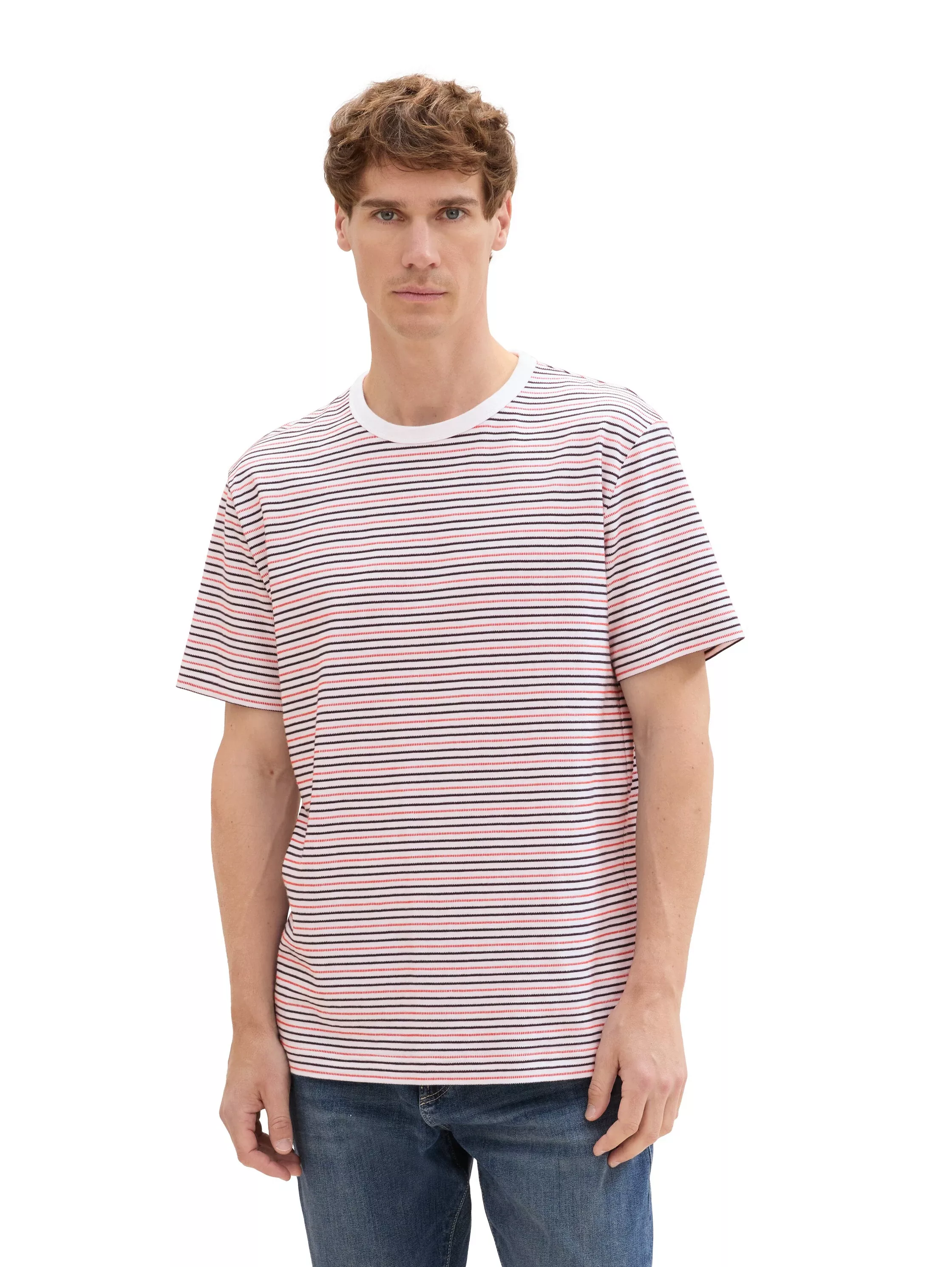 TOM TAILOR T-Shirt im Streifen-Design günstig online kaufen