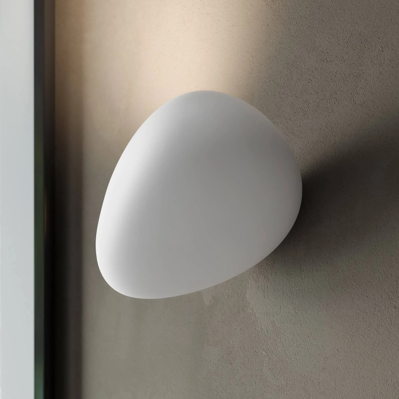 Karman LED-Außenwandlampe Flò weiß 16 x 12 cm Kunstharz IP55 günstig online kaufen