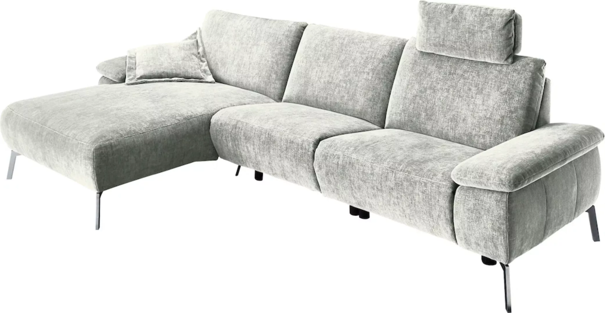 INOSIGN Ecksofa Bellini L-Form, teilmotorische Relaxfunktion an 1 Element, günstig online kaufen