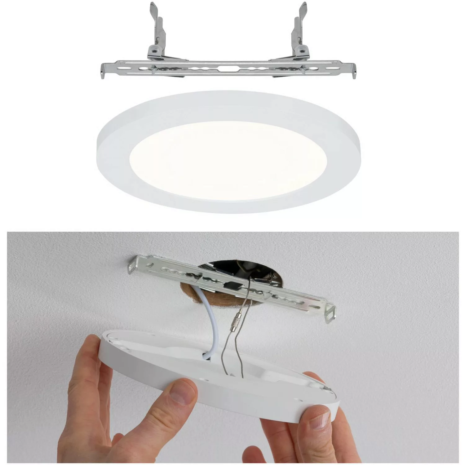 Paulmann LED-Einbaupanel Cover-it 12 W Weiß rund günstig online kaufen
