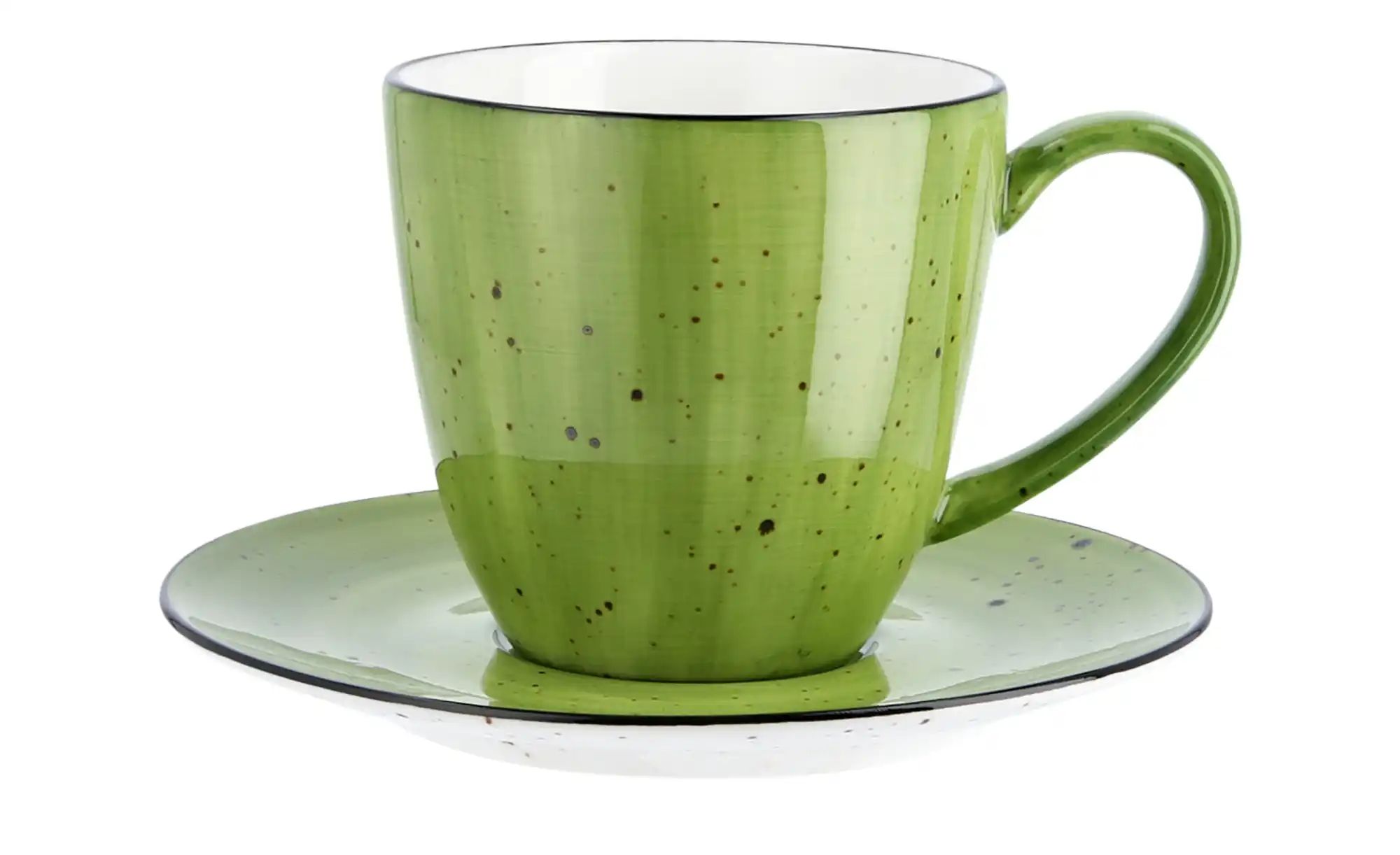 Peill+Putzler Kaffeetasse  Genua ¦ grün ¦ Maße (cm): H: 7,8  Ø: 8.2 Geschir günstig online kaufen