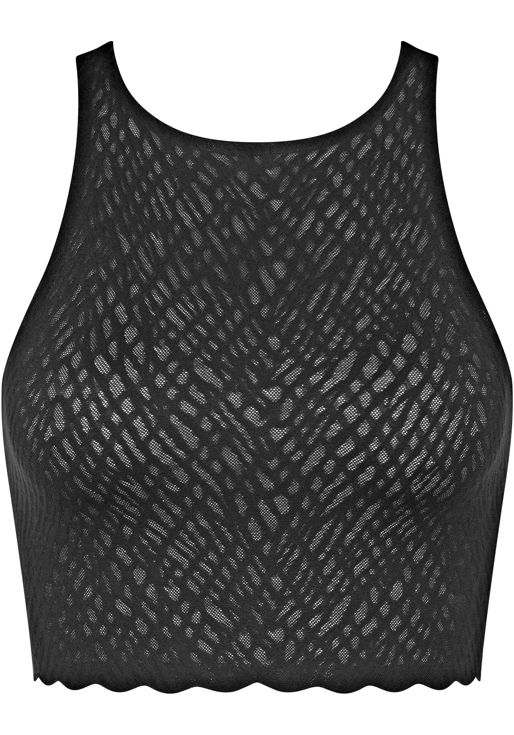 sloggi Crop-Top "ZERO Feel Bliss", nahtlos mit Spitzenoptik günstig online kaufen