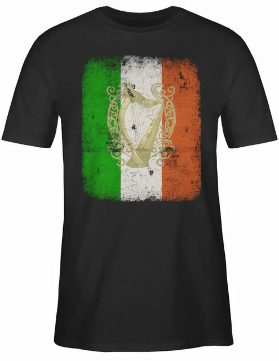 Shirtracer T-Shirt Irland Irische Irish Flagge Flag St. Patricks Day günstig online kaufen