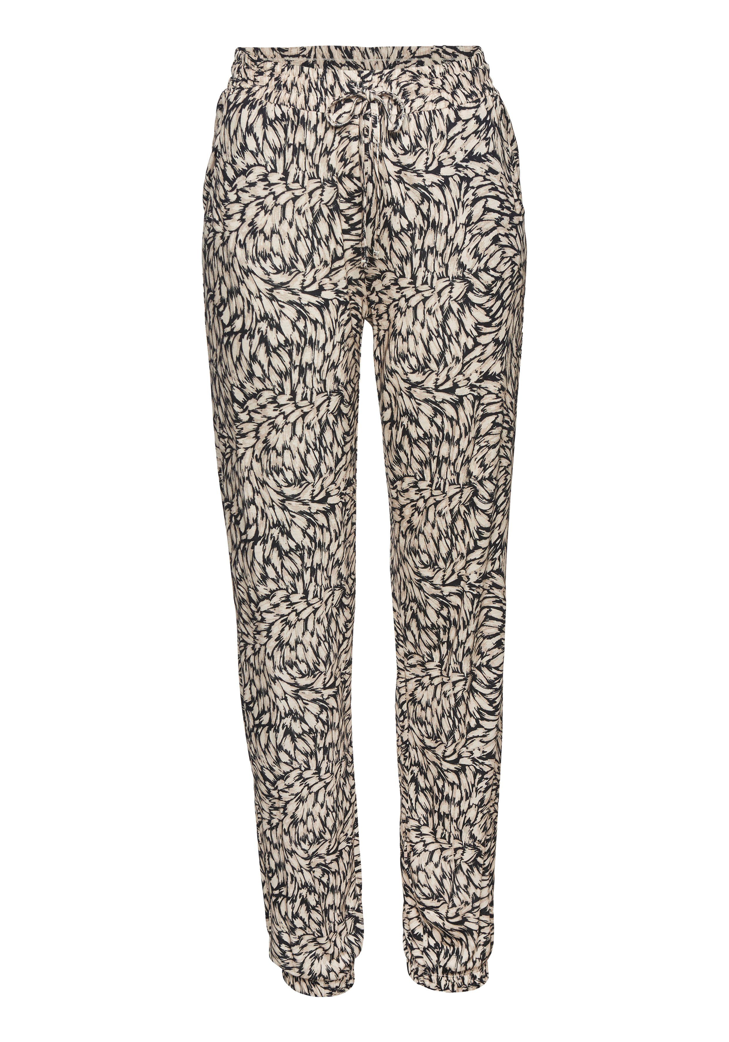 Buffalo Jerseyhose mit Alloverprint, sommerliche Schlupfhose günstig online kaufen