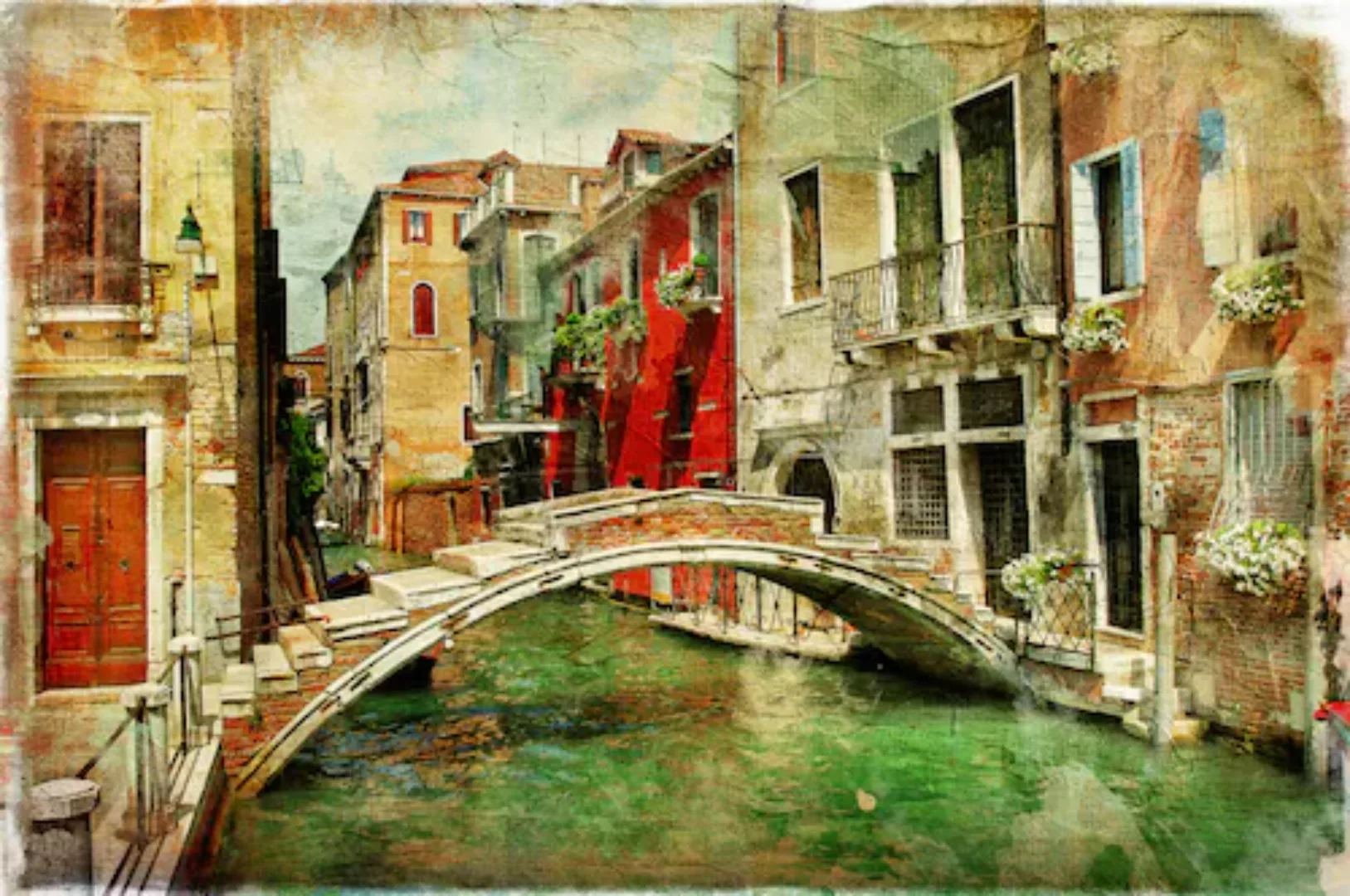 Papermoon Fototapete »Venedig Gemälde« günstig online kaufen