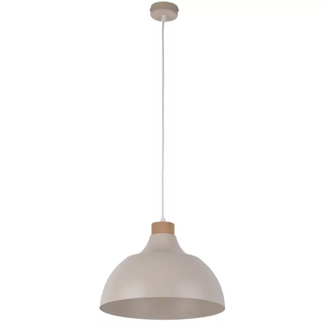 famlights | Pendelleuchte Josefin in Beige E27 günstig online kaufen