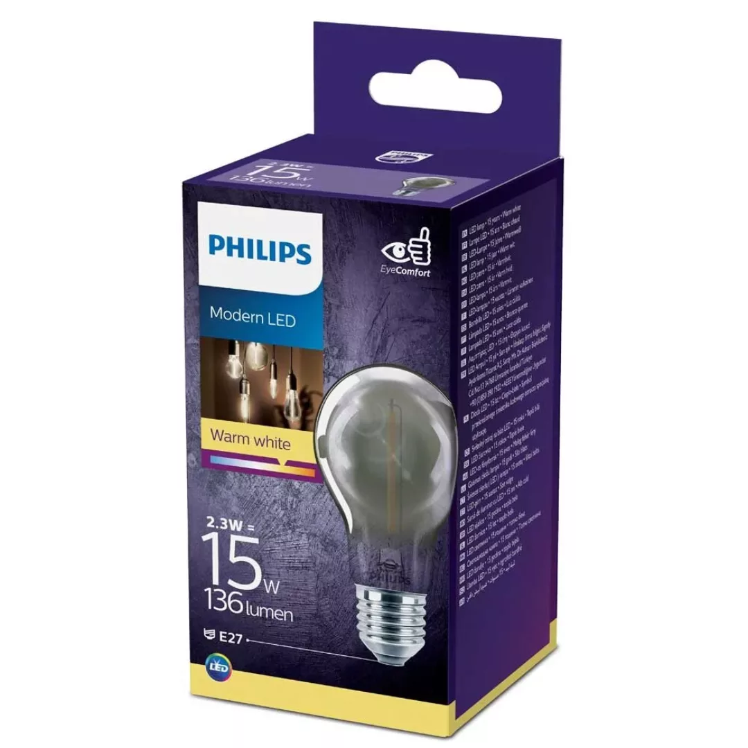Philips LED Smoky ersetzt 15W, E27, warmweiß, 2000 Kelvin, 136 Lumen, Dekol günstig online kaufen