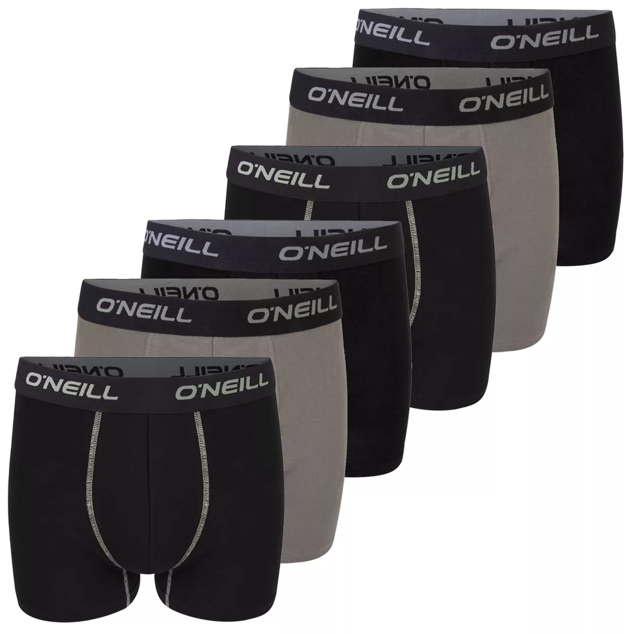 O'Neill Herren Boxershort Plain 6er Pack günstig online kaufen