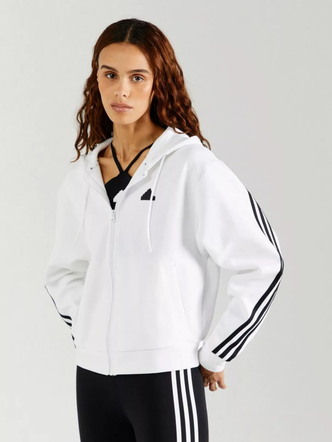 adidas Sportswear Sweatjacke (1-tlg) Seitenstreifen günstig online kaufen