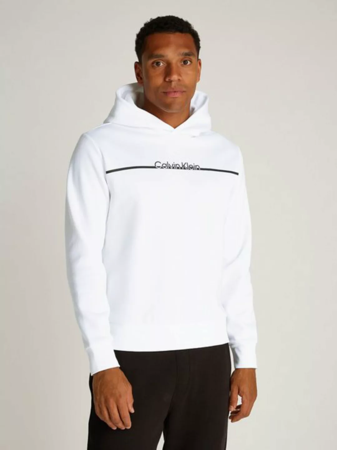 Calvin Klein Sweatshirt SPLIT LINE LOGO HOODIE mit Logoprint günstig online kaufen