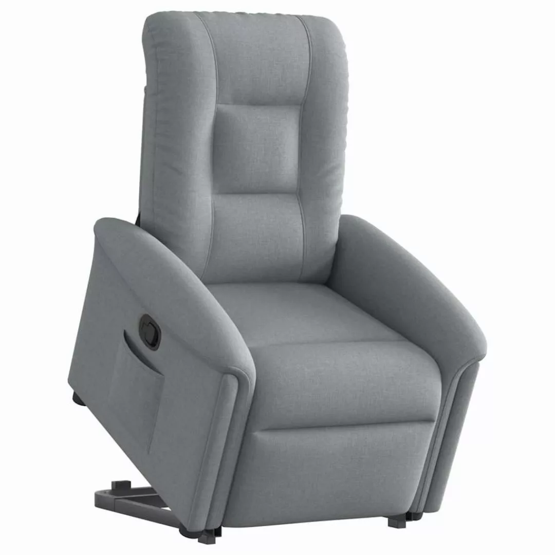 vidaXL Sessel Relaxsessel mit Aufstehhilfe Hellgrau günstig online kaufen