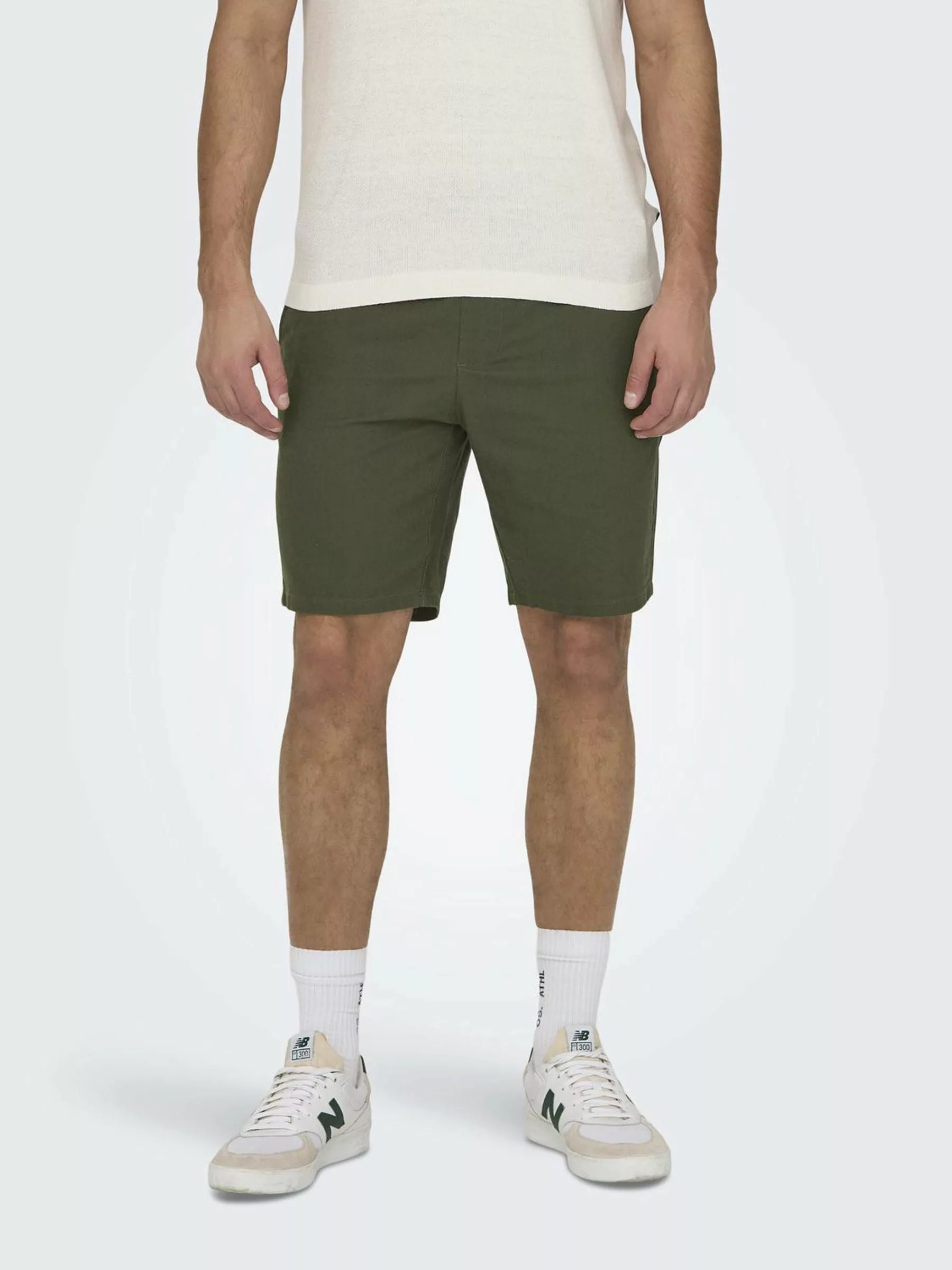 ONLY & SONS Shorts ONSLINUS 0007 COT LIN SHORTS NOOS günstig online kaufen