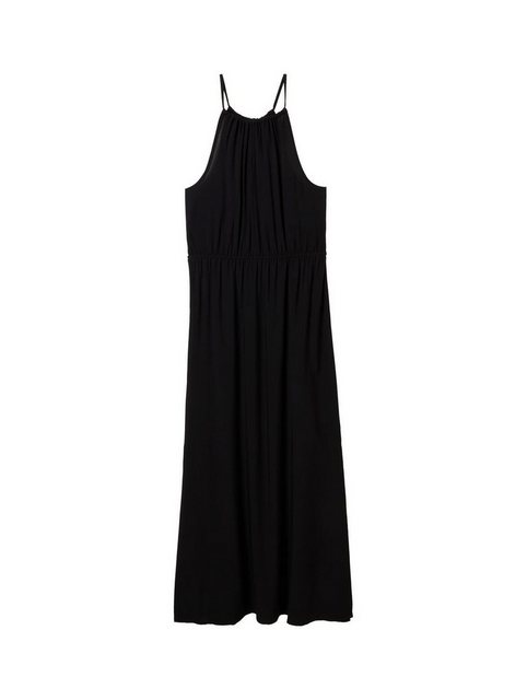 TOM TAILOR Denim Sommerkleid halterneck maxi dress, deep black günstig online kaufen