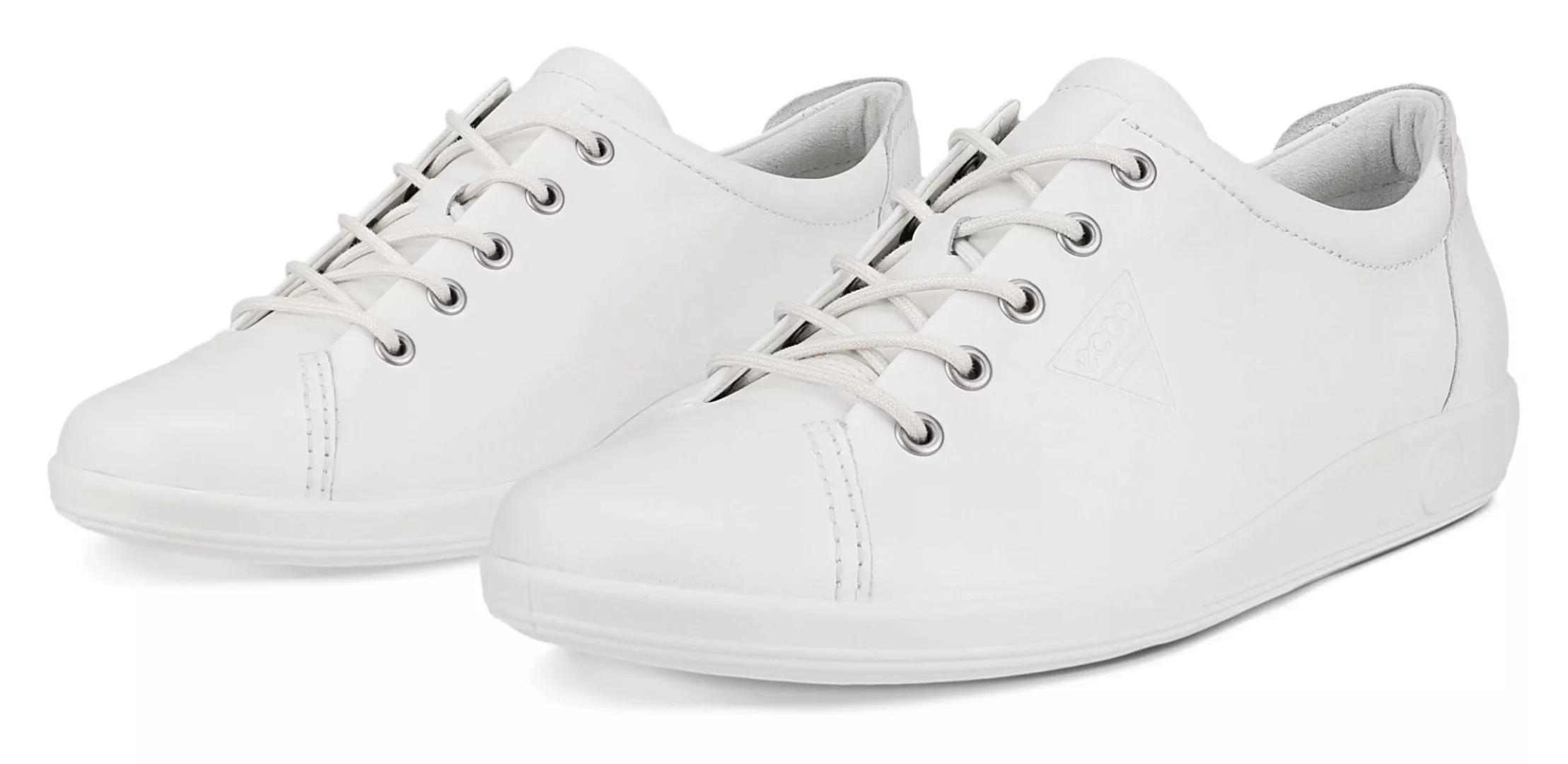 Ecco Sneaker "Soft 2.0", Freizeitschuh, Halbschuh, Schnürschuh mit Retro-Sh günstig online kaufen