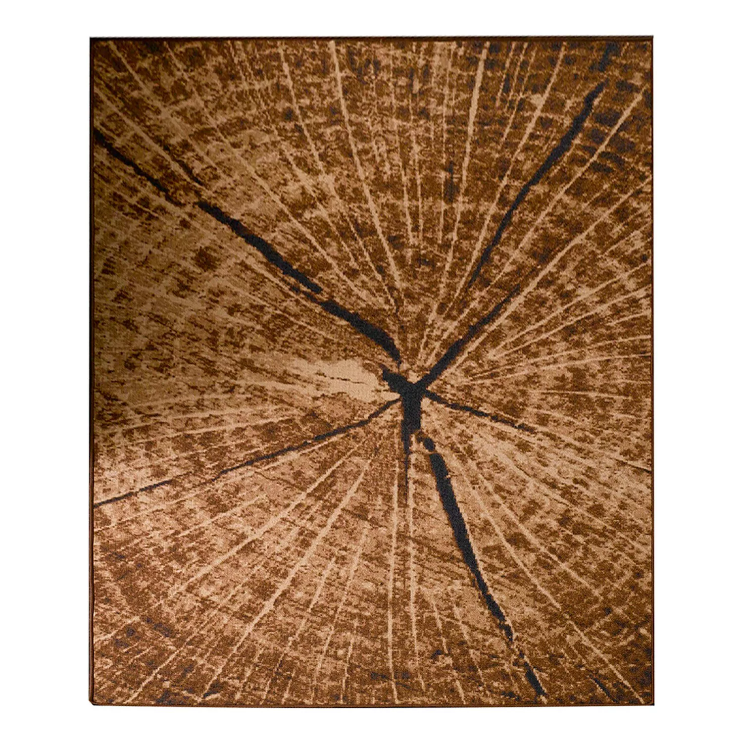 HANSE Home Teppich »Baumstamm -Optik«, rechteckig, Holz Optik, Natur, Rutsc günstig online kaufen