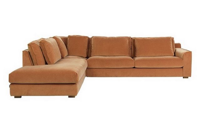 daslagerhaus living Big-Sofa Sofa 4 Sitzer Grant Stoff bronze günstig online kaufen