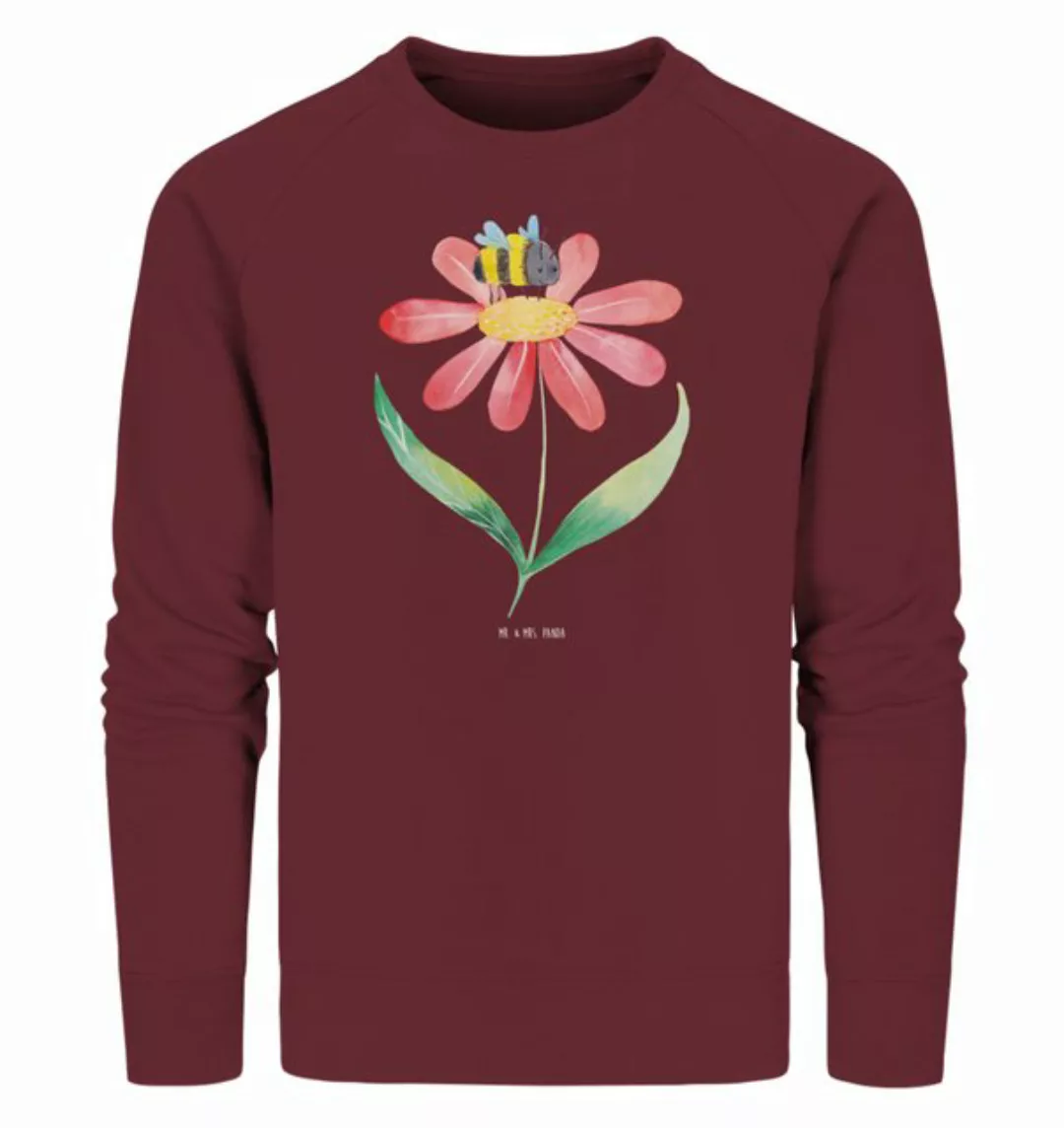 Mr. & Mrs. Panda Longpullover Größe M Hummel Blume - Burgundy - Geschenk, B günstig online kaufen