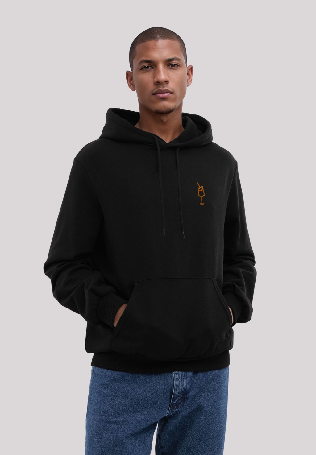 F4NT4STIC Kapuzenpullover "Orange Spritz Bestickt", Premium Qualität günstig online kaufen