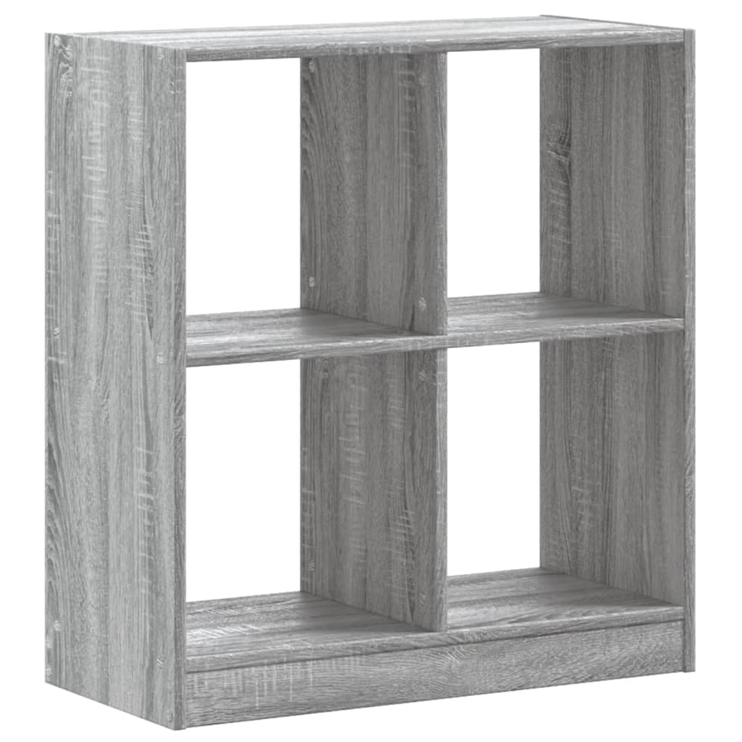 vidaXL Bücherregal Grau Sonoma 68,5x32x75 cm Holzwerkstoff günstig online kaufen