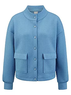 Jersey-Jacke Rabe blau günstig online kaufen
