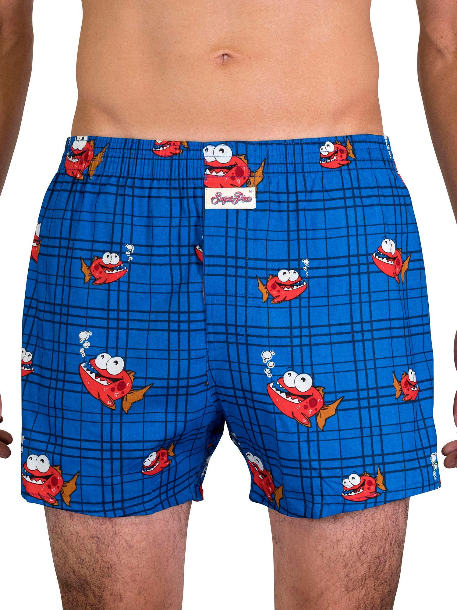 Sugar Pine Boxer Webboxershorts weit Motive günstig online kaufen
