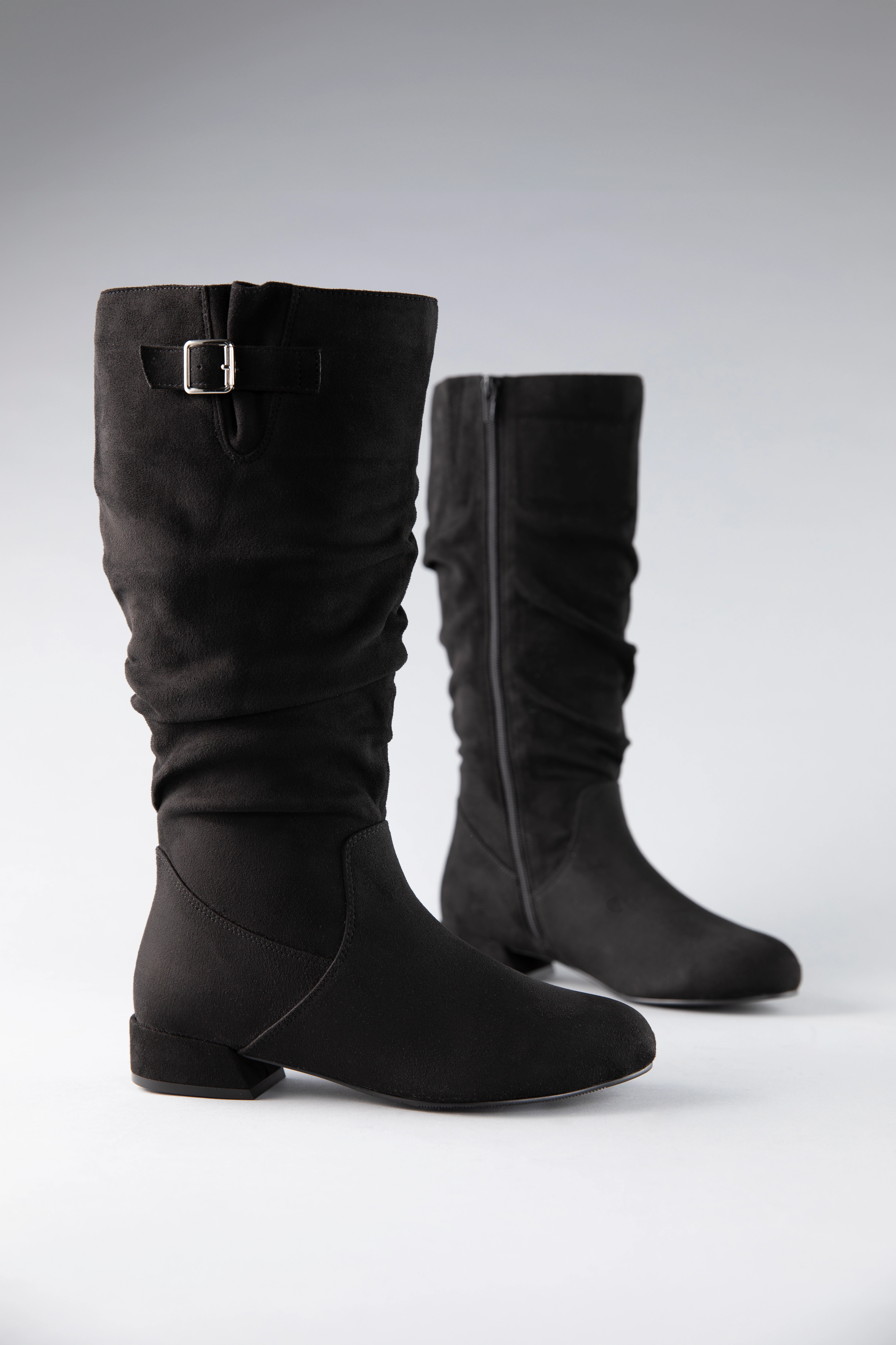 Aniston SHOES Stiefel, mit gerafftem slouchy-Schaft - NEUE KOLLEKTION günstig online kaufen