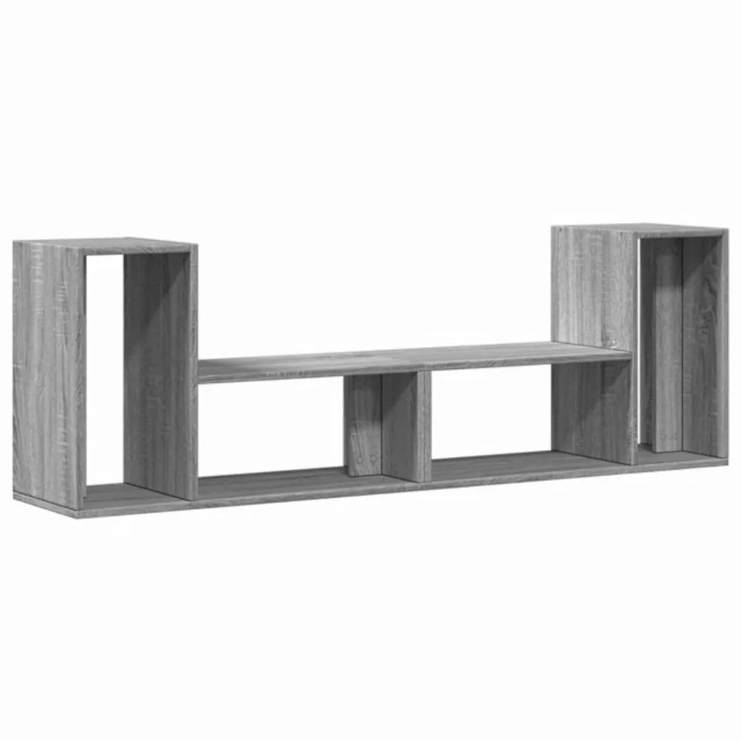 vidaXL TV-Schrank TV-Boards 2 Stk. Grau Sonoma 75x30x50 cm Holzwerkstoff günstig online kaufen