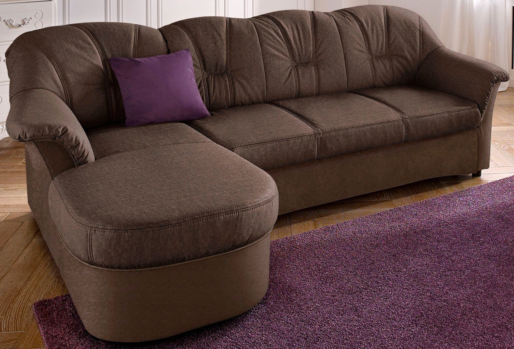 DOMO collection Ecksofa Flores Schlafsofa, B/T/H: günstig online kaufen