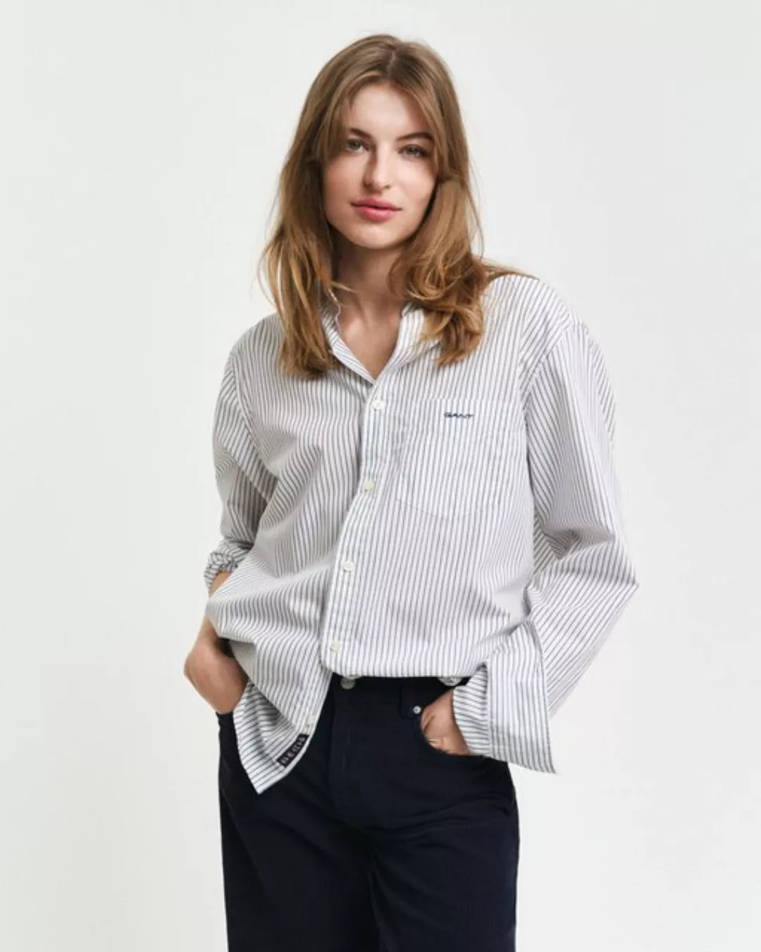 Gant Langarmhemd REG POPLIN STRIPE günstig online kaufen