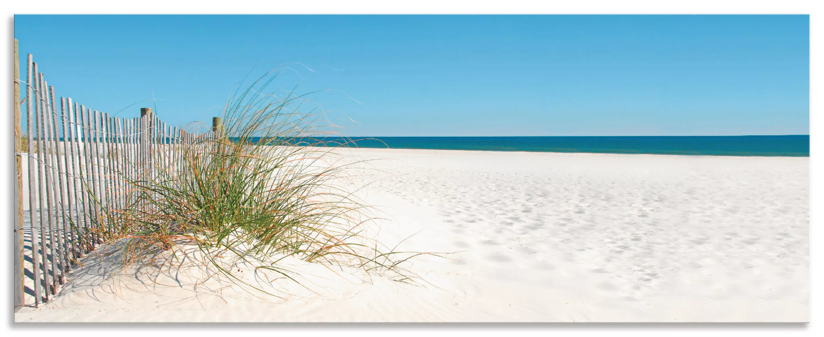 Artland Küchenrückwand »Schöne Sanddüne mit Gräsern und Zaun«, (1 tlg.), Al günstig online kaufen