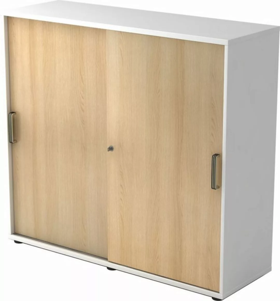 HAMMERBACHER Aktenschrank Schiebetürenschrank Serie 9 3OH BxTxH 120x40x110c günstig online kaufen