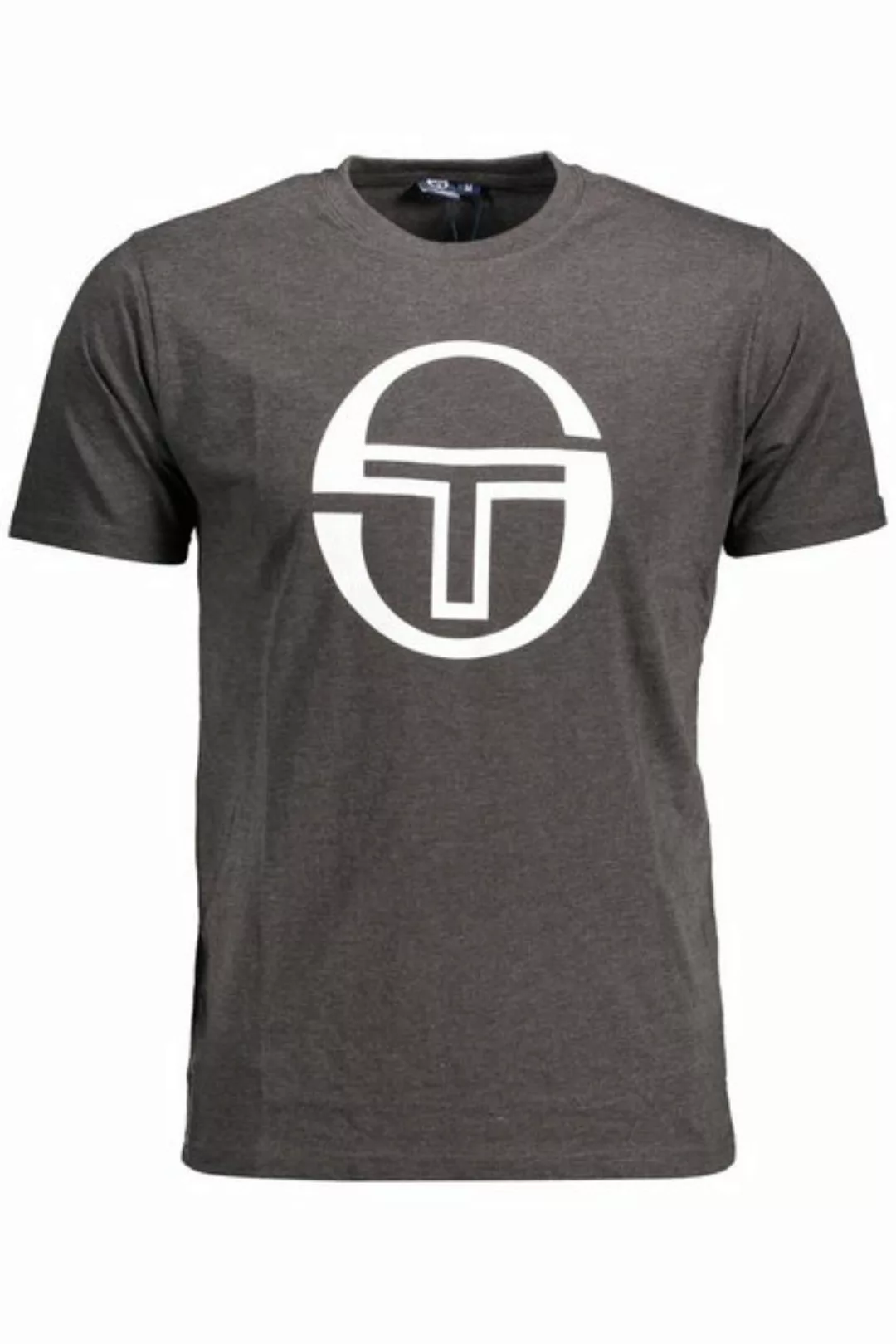 Sergio Tacchini T-Shirt Graues Kurzarm-T-Shirt für Herren mit Print und günstig online kaufen