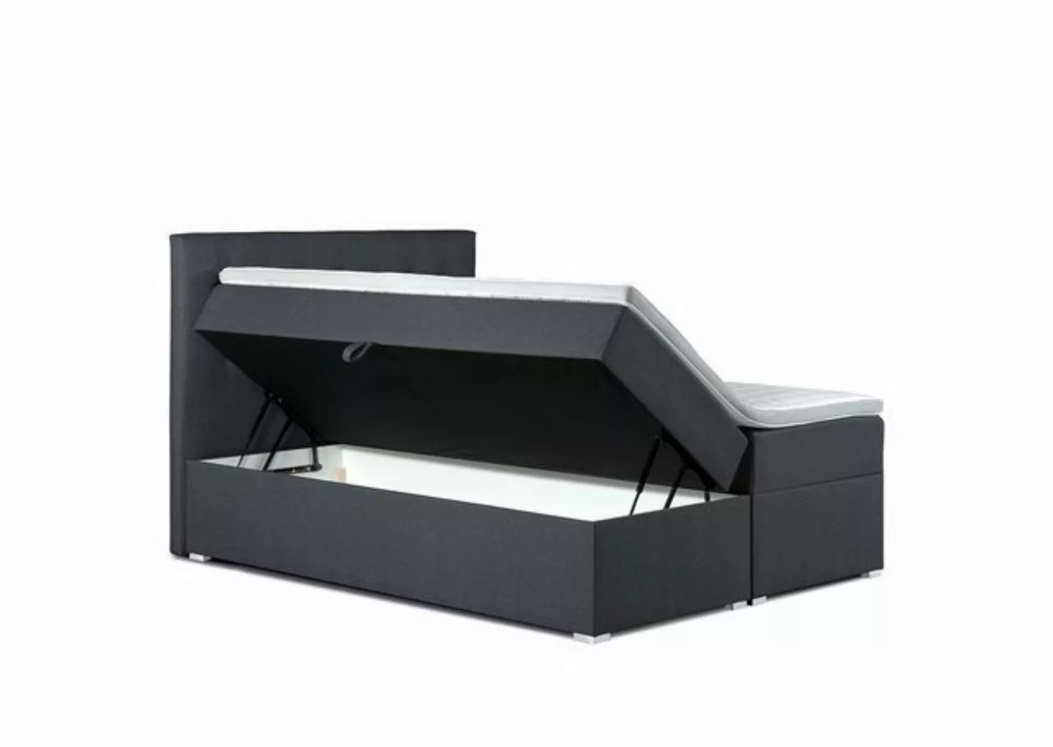 Tesla Dreams Boxspringbett mit Bettkasten 180x200 Adler Stauraum 1,00 m3, M günstig online kaufen