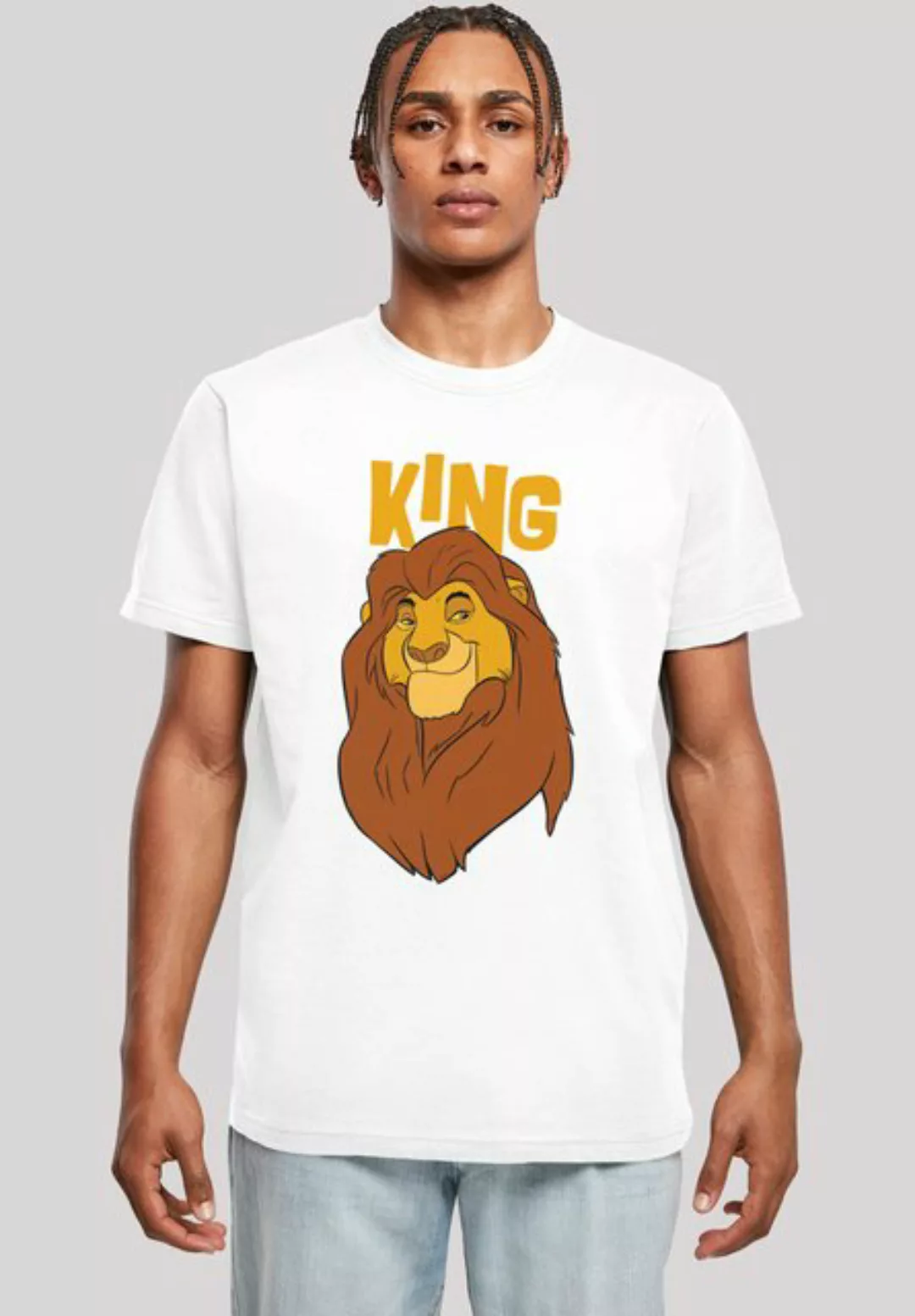 F4NT4STIC T-Shirt Disney The König der Löwen Mufasa King Print günstig online kaufen