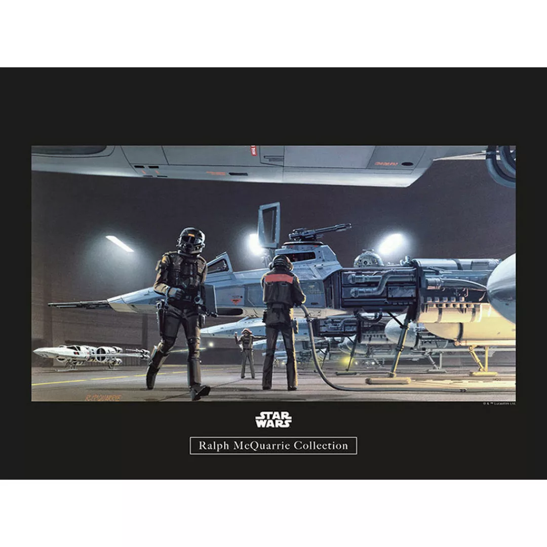 Komar Wandbild Star Wars Classic RMQ Yavin Y-Wing Star Wars B/L: ca. 40x30 günstig online kaufen