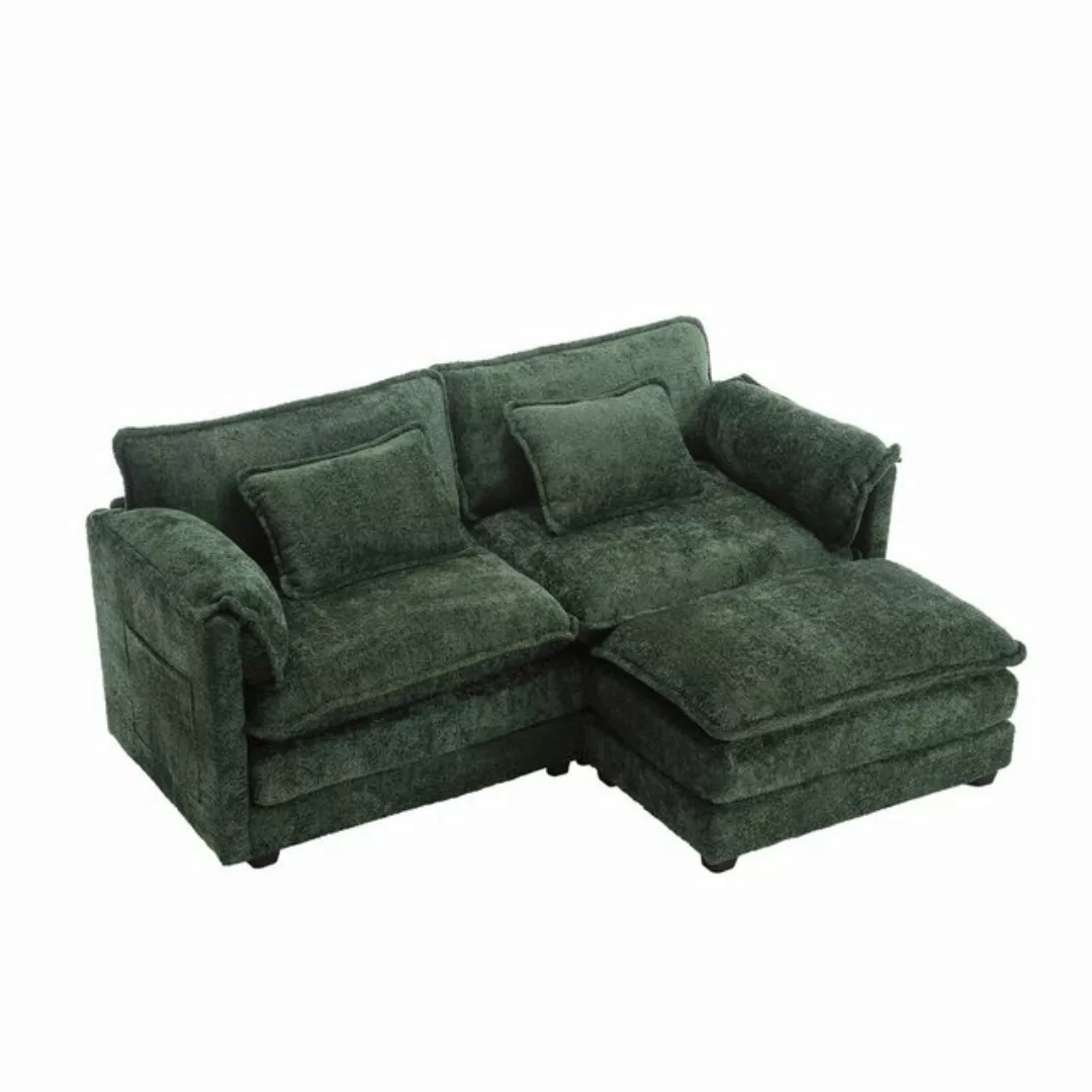 MODFU Sofa Loungesofa Küchensofa Kindersofa, Modernes 2-Sitzer-Sofa mit Che günstig online kaufen