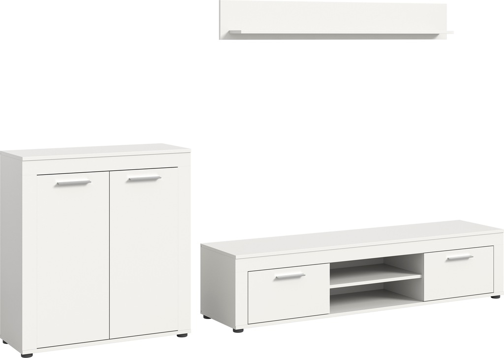 INOSIGN Wohnzimmer-Set "Aosta, Breite 255cm, bestehend aus Highboard, Lowbo günstig online kaufen