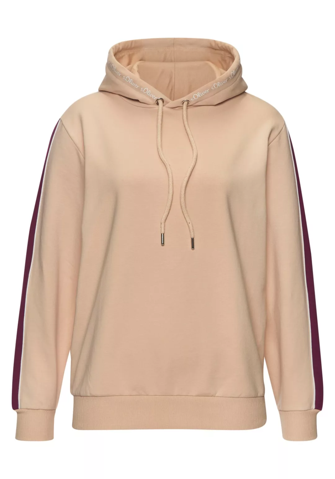 s.Oliver Hoodie, mit Kontrast Einsätzen, Loungewear günstig online kaufen