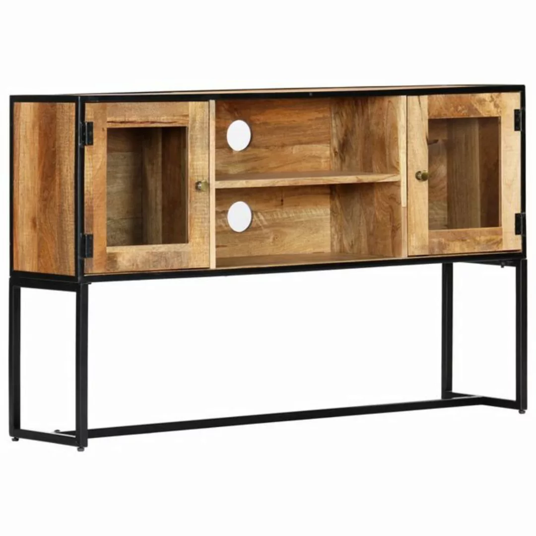 furnicato TV-Schrank 120x30x75 cm Altholz Massiv günstig online kaufen