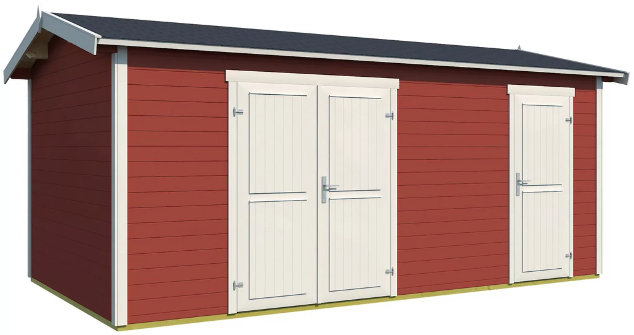 LASITA MAJA Gartenhaus "Tuvalu XL", Blochbohlenhaus 28mm 2-Raum, Fundamentm günstig online kaufen