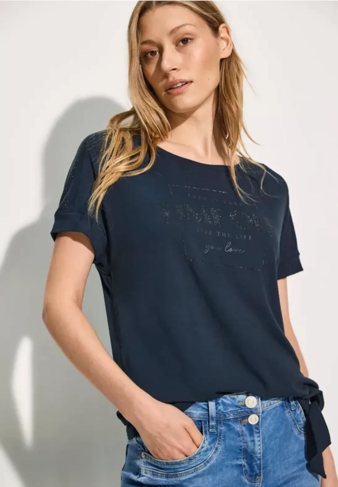 T-Shirt mit Steinchen günstig online kaufen