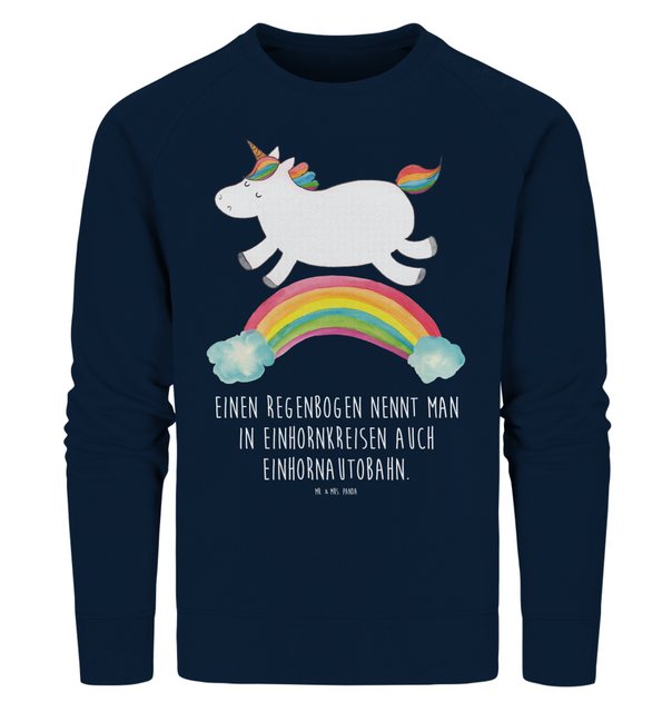 Mr. & Mrs. Panda Longpullover Größe L Einhorn Regenbogen - French Navy - Ge günstig online kaufen