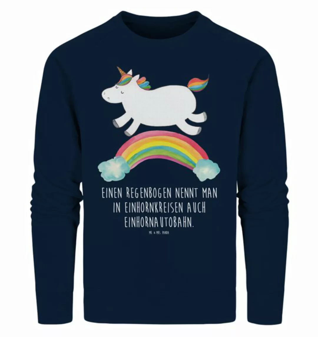 Mr. & Mrs. Panda Longpullover Größe S Einhorn Regenbogen - French Navy - Ge günstig online kaufen