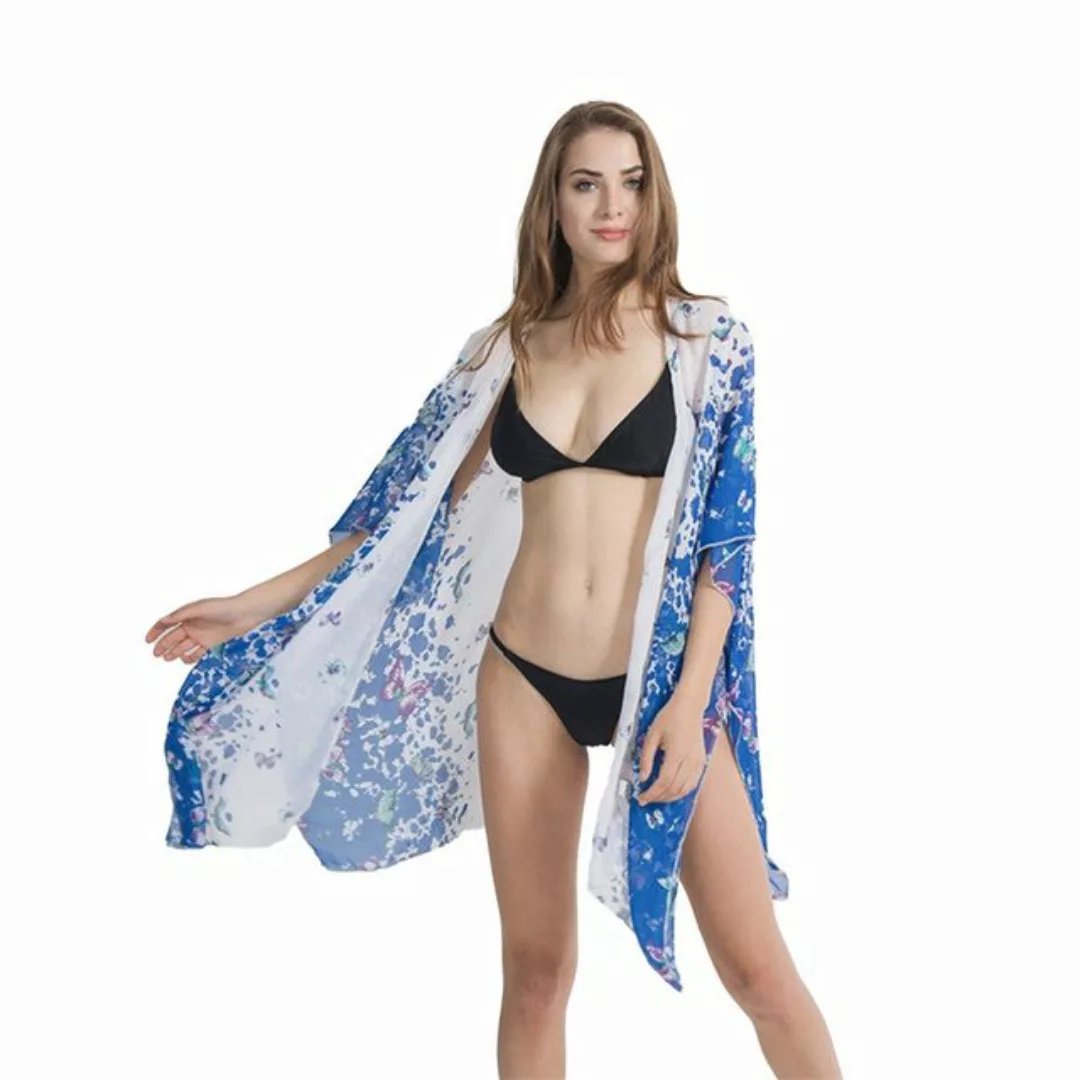 AUKUU Strandkleid Strand Schwimmen modischer Allround Cape Cardigan 70*105c günstig online kaufen