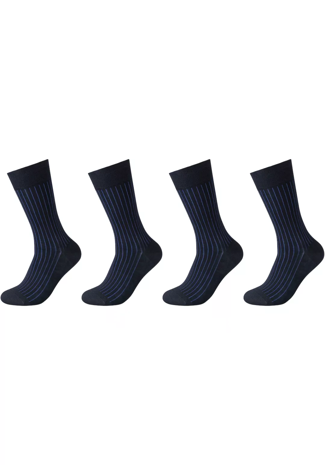 Camano Socken, (Packung, 4er-Pack), mit Rippstruktur günstig online kaufen