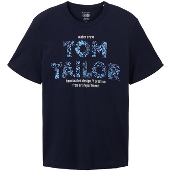 Tom Tailor  T-Shirt T-Shirt Kurzarmshirt gepunktet mit Brusttasche günstig online kaufen