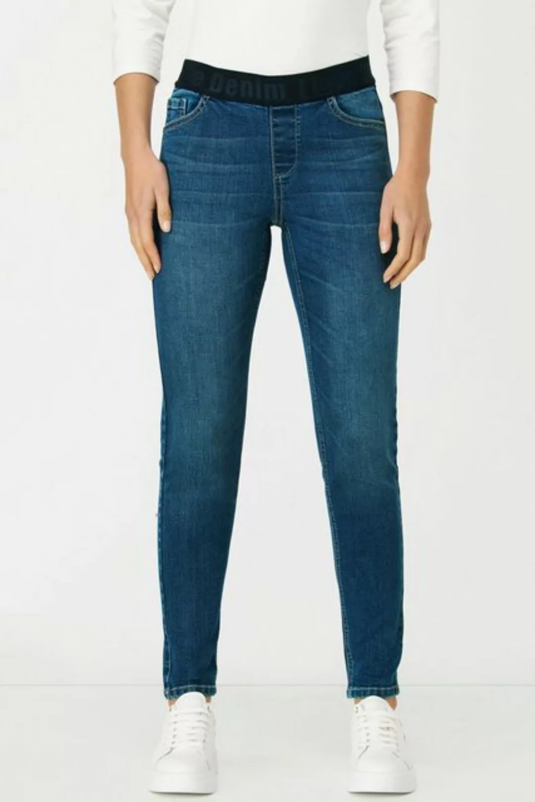 Gina Laura Jeggings Jeans Julia Elastikbund schmale 4-Pocket-Form günstig online kaufen