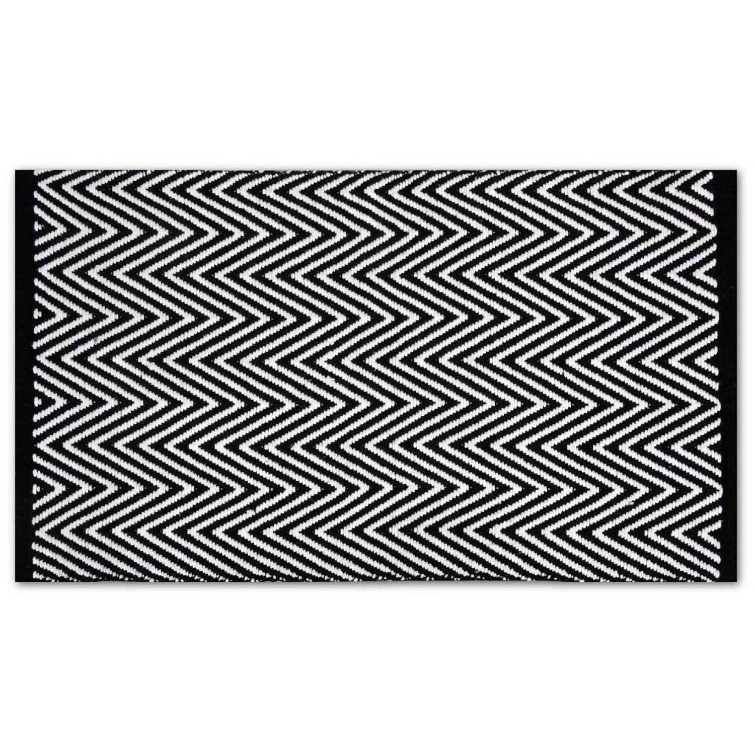 ProHome Teppiche Black & White 120 x 180 cm Zigzag günstig online kaufen