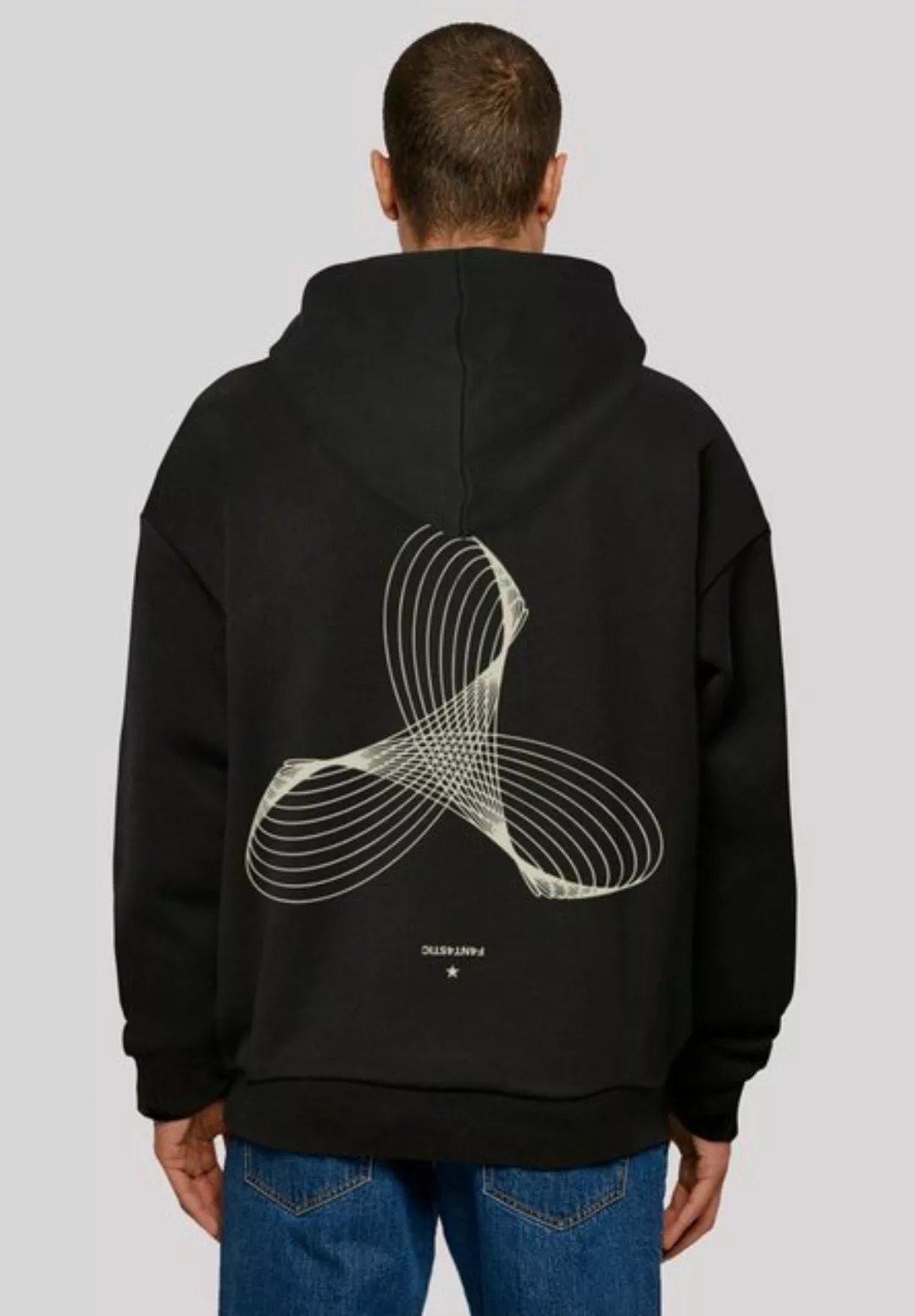 F4NT4STIC Kapuzenpullover Geometrics Print günstig online kaufen